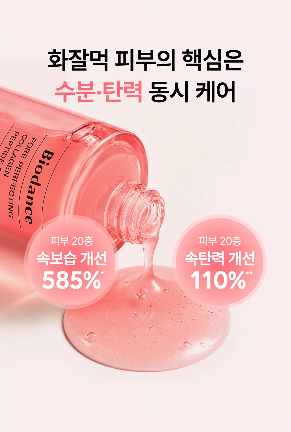 [1+1한정기획] 바이오던스 포어 퍼펙팅 콜라겐 펩타이드 세럼 30ml 더블 기획 상세페이지 12